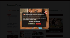 Desktop Screenshot of annuaire-porno.com